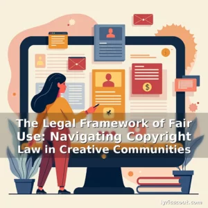 Read more about the article The Legal Framework of Fair Use: Navigating Copyright Law in Creative Communities