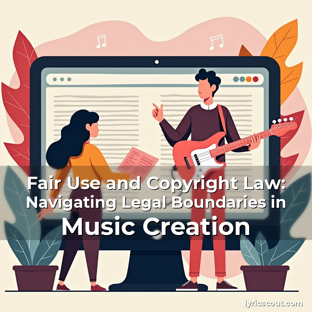 Read more about the article Fair Use and Copyright Law: Navigating Legal Boundaries in Music Creation