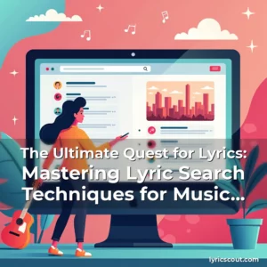 Artistic representation for The Ultimate Quest for Lyrics: Mastering Lyric Search Techniques for Music Enthusiasts