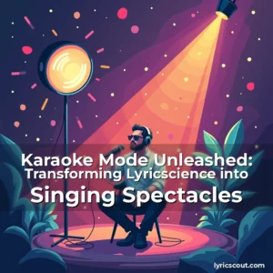 Artistic representation for Karaoke Mode Unleashed: Transforming Lyricscience into Singing Spectacles