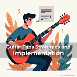 Artistic representation for Guitar Tabs Strategies and Implementation