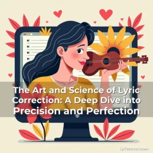 Artistic representation for The Art and Science of Lyric Correction: A Deep Dive into Precision and Perfection
