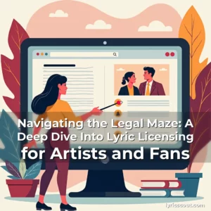Artistic representation for Navigating the Legal Maze: A Deep Dive Into Lyric Licensing for Artists and Fans