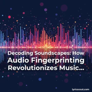 Artistic representation for Decoding Soundscapes: How Audio Fingerprinting Revolutionizes Music Recognition & Discovery